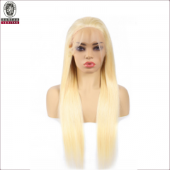 Luxury 613 Virgin Hair Wig Long Straight Human Hair Blonde Wigs 13*4 Lace Front Wig