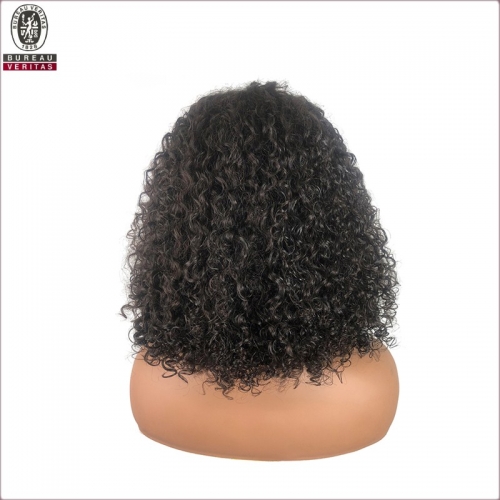 Wholesale Bob Wig 100% Malaysian Hair Wig 150%  Density Bob Style Frontal Lace Wig Deep Wave