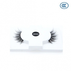 Best Choice new-stylish 3D  Natural Real Looking faux mink Silk Eyelashes