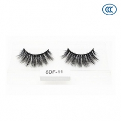 Top Quality 6D Faux Mink Eyelash With Custom Package 6DF-11 - MSDS INCI COA BV SG ISO9001
